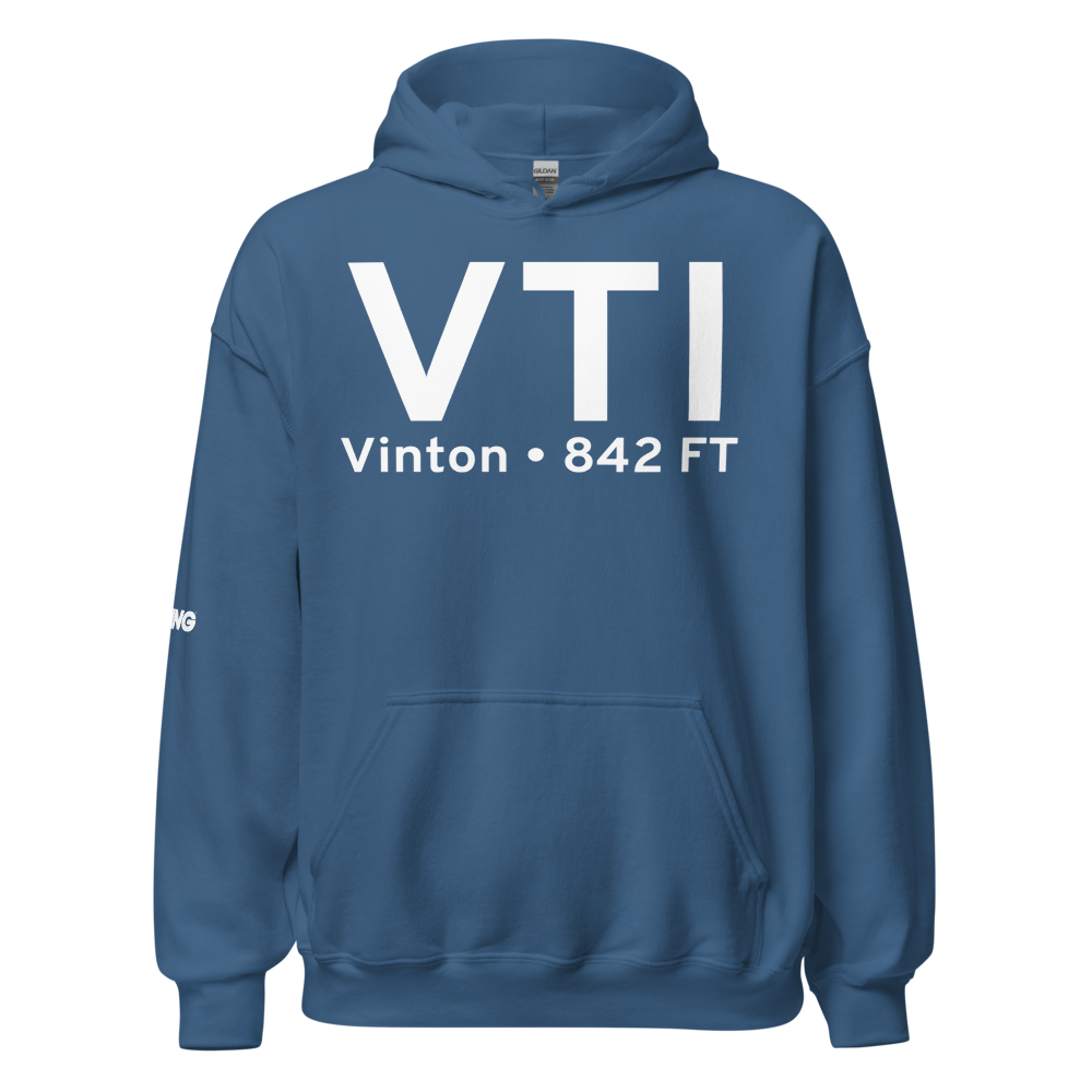 Vinton (KVTI) Airport Hoodie Sweatshirt 