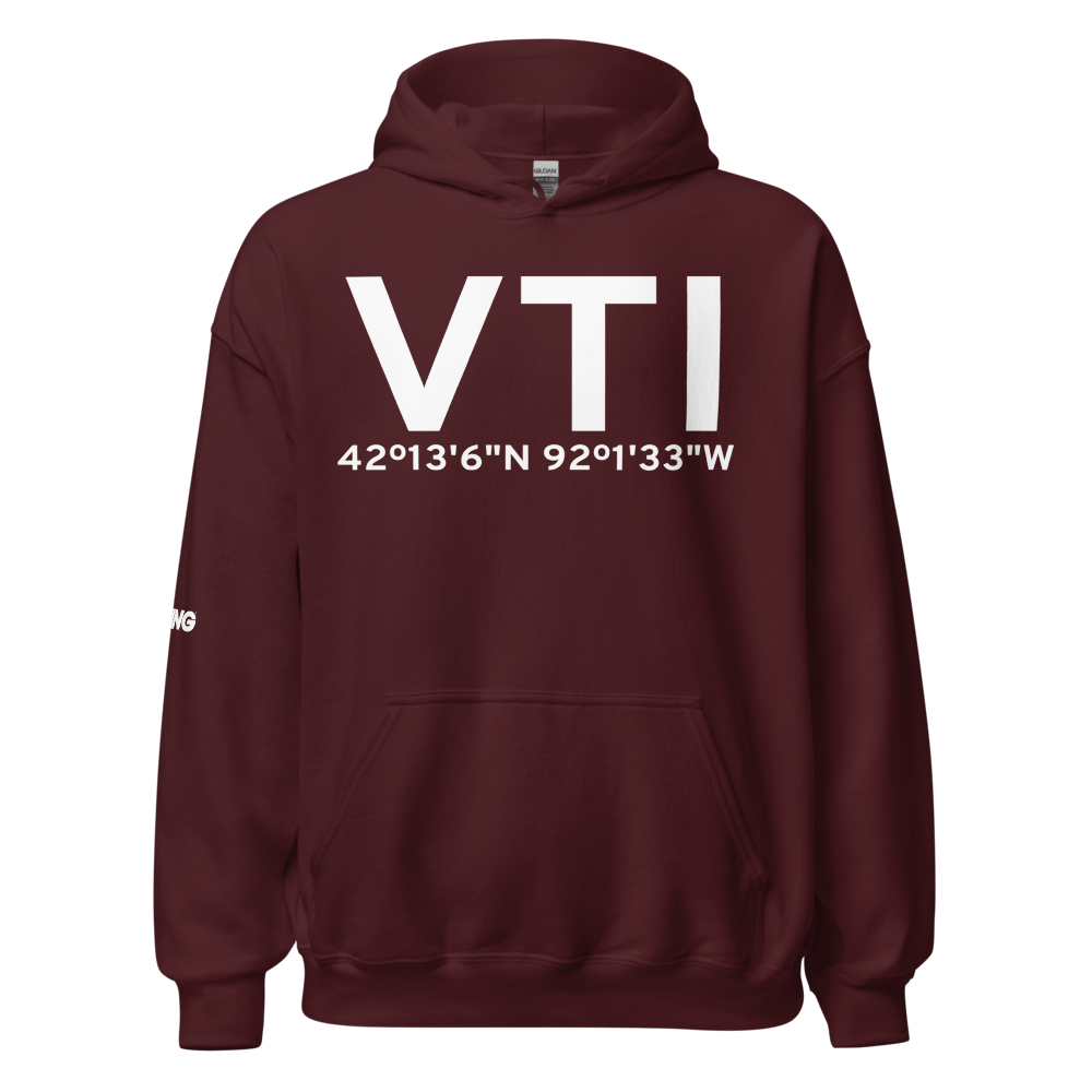 Vinton (KVTI) Airport Hoodie Sweatshirt 