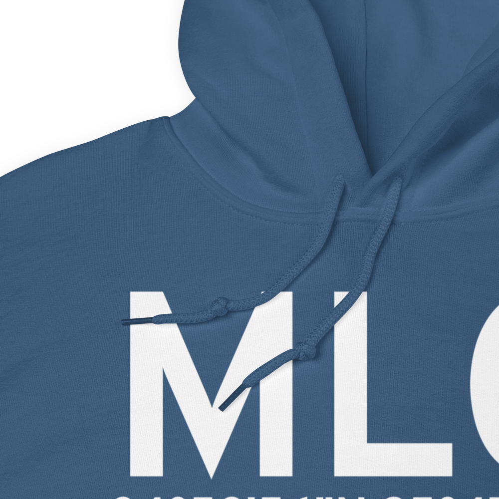 Mc Alester (KMLC) Airport Hoodie Sweatshirt 
