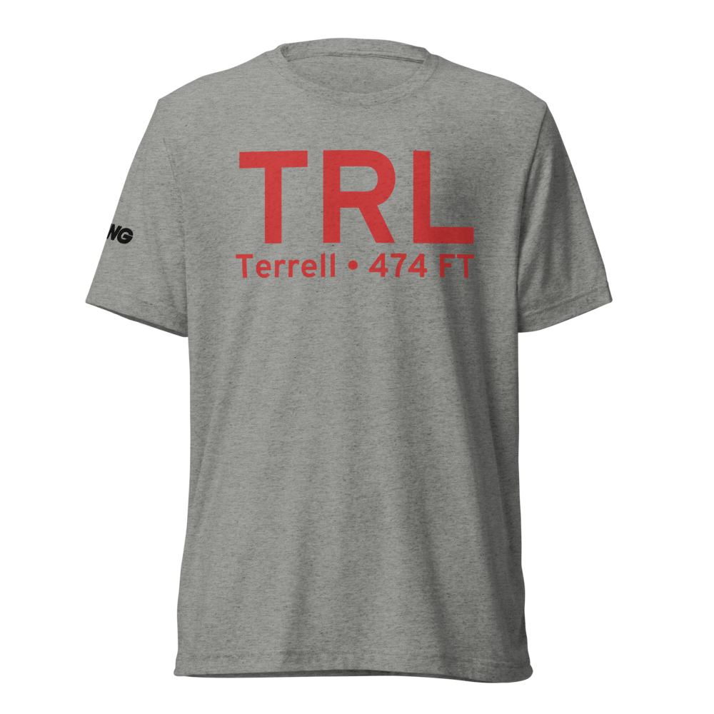 Terrell (KTRL) Airport Tri-blend T-Shirt 