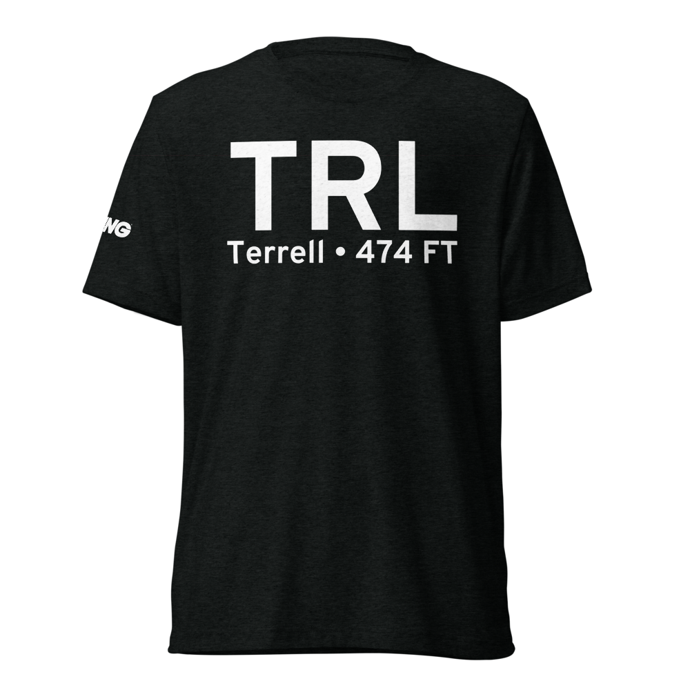 Terrell (KTRL) Airport Tri-blend T-Shirt 