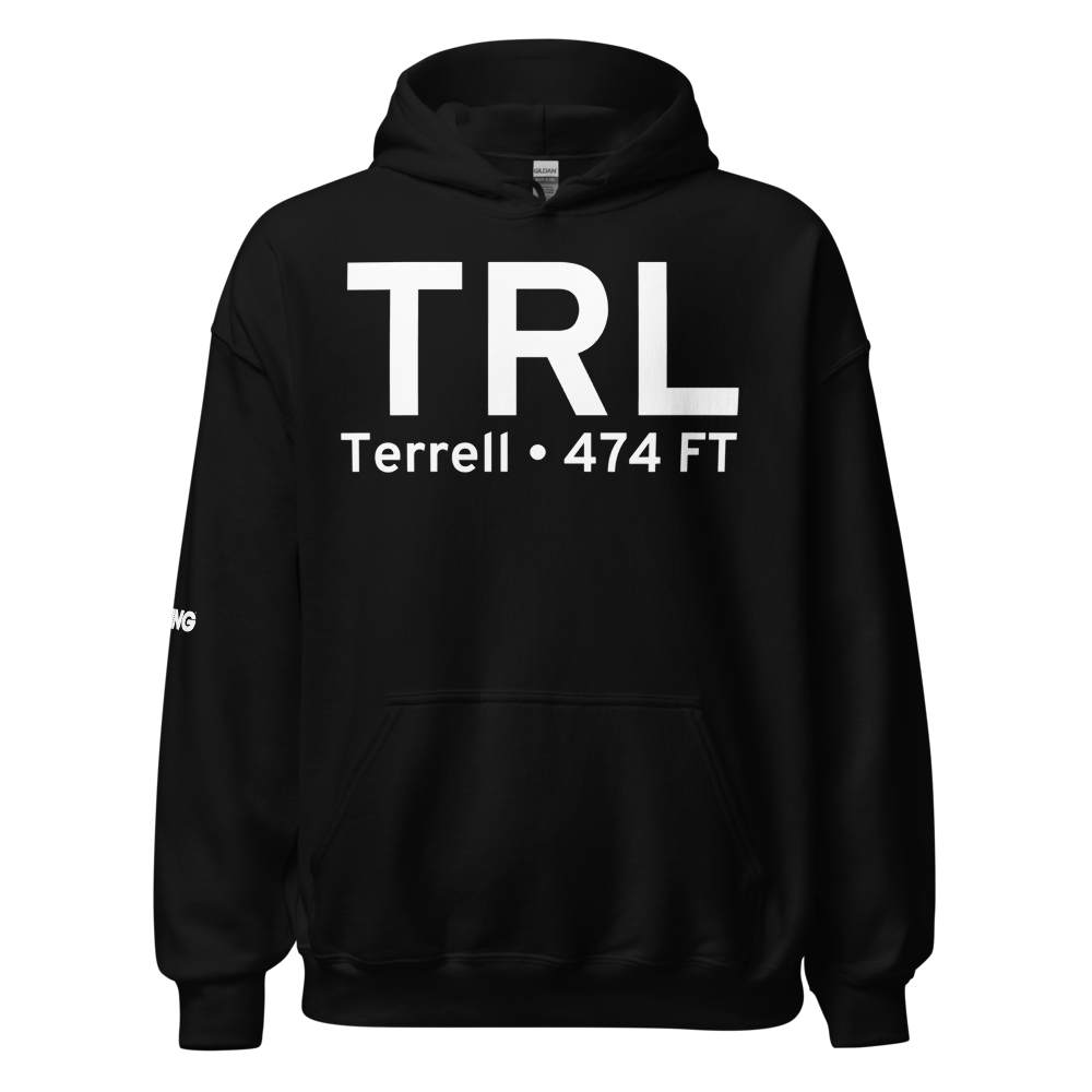 Terrell (KTRL) Airport Hoodie Sweatshirt 