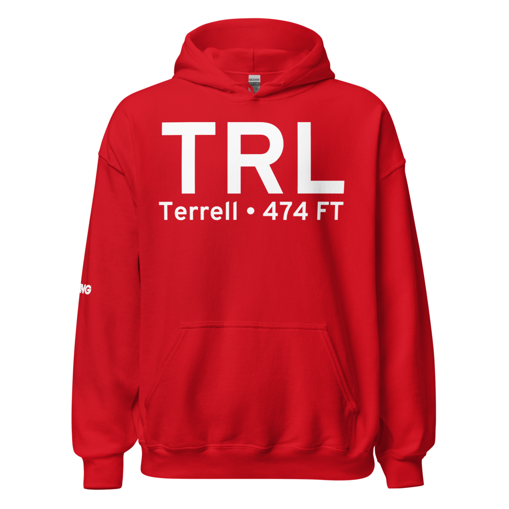 Terrell (KTRL) Airport Hoodie Sweatshirt 