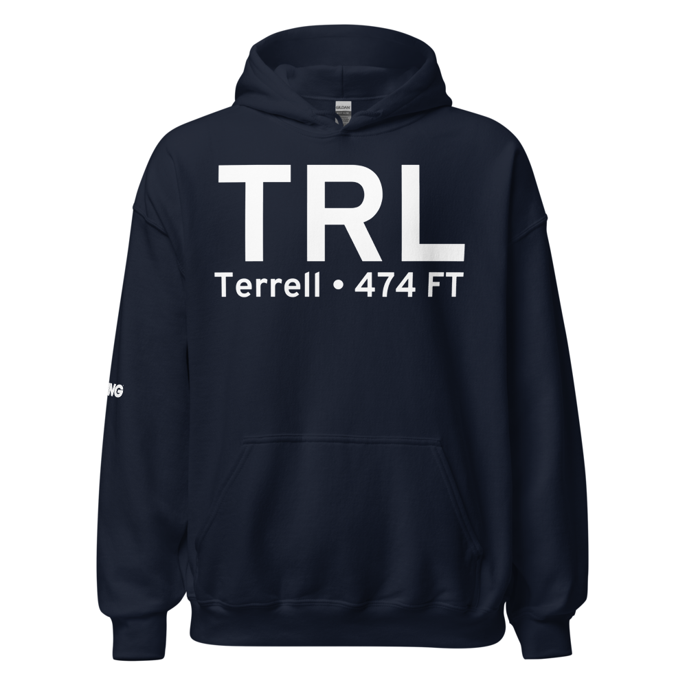 Terrell (KTRL) Airport Hoodie Sweatshirt 