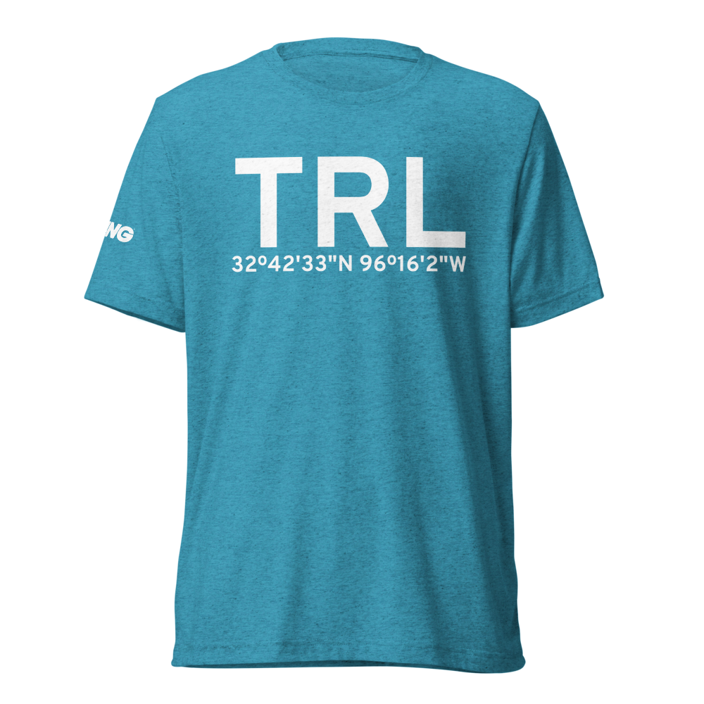 Terrell (KTRL) Airport Tri-blend T-Shirt 