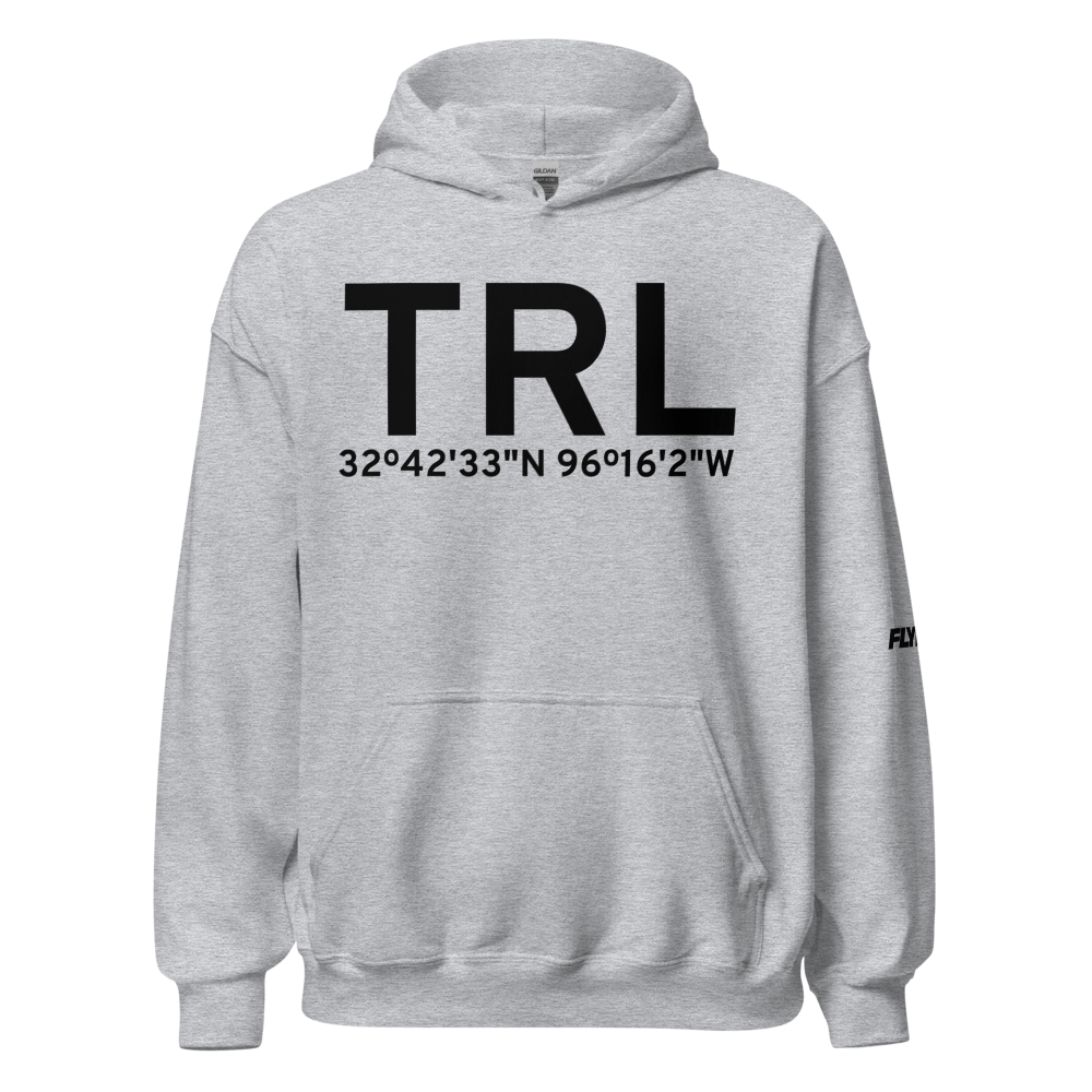 Terrell (KTRL) Airport Hoodie Sweatshirt 