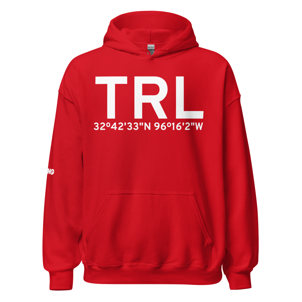 Terrell (KTRL) Airport Hoodie Sweatshirt 