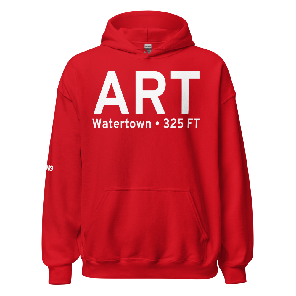 Watertown (KART) Airport Hoodie Sweatshirt 