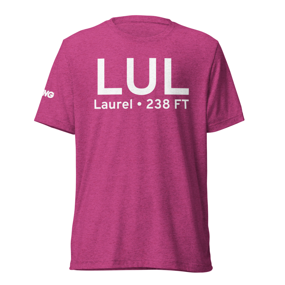 Laurel (KLUL) Airport Tri-blend T-Shirt 