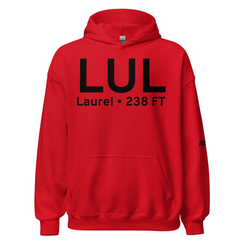 Laurel (KLUL) Airport Hoodie Sweatshirt 