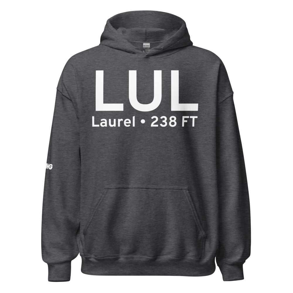 Laurel (KLUL) Airport Hoodie Sweatshirt 