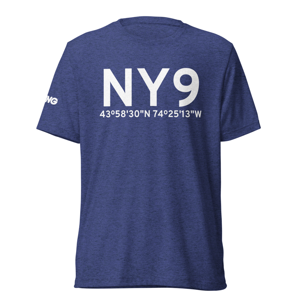 Long Lake (NY9) Airport Tri-blend T-Shirt 