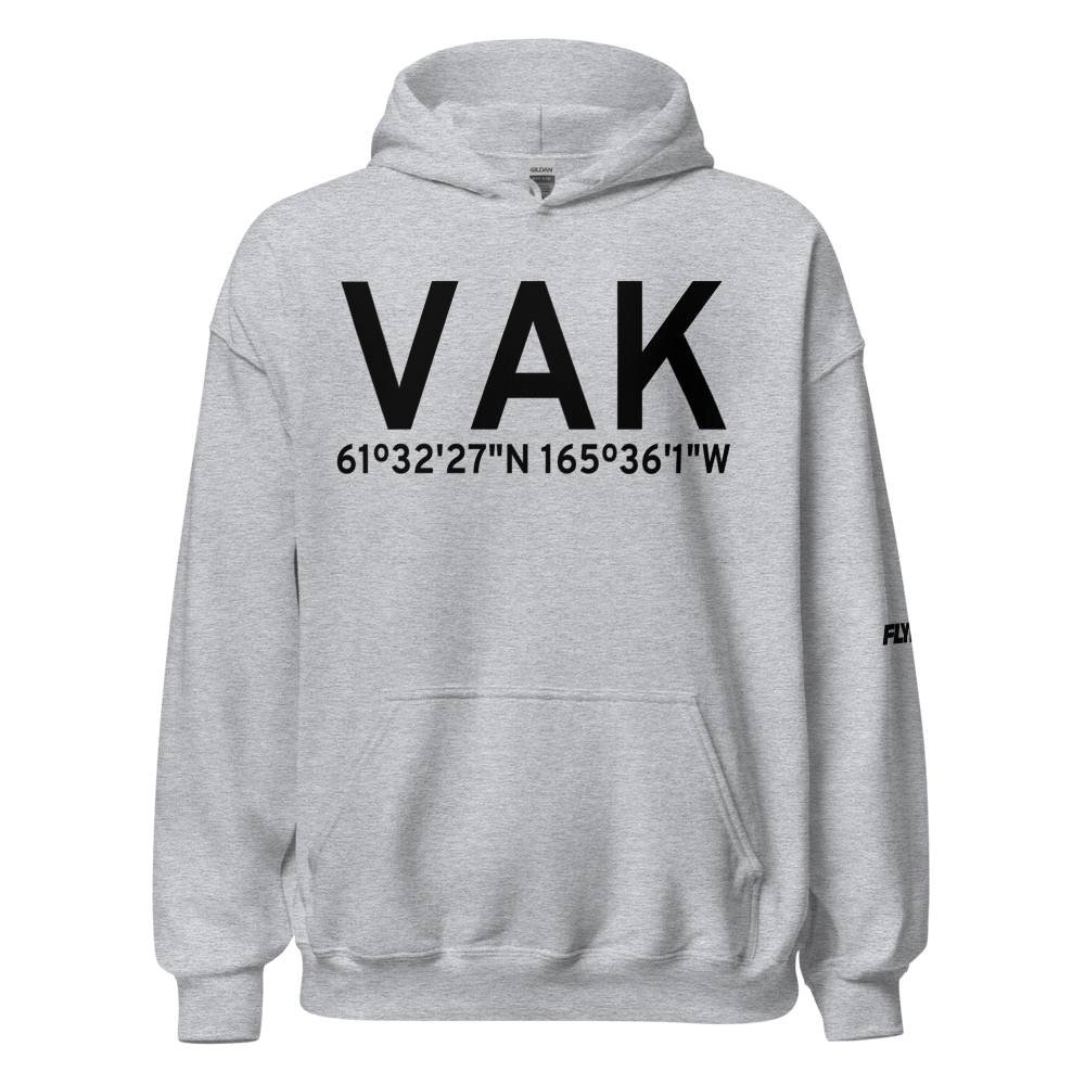 Chevak (PAVA) Airport Hoodie Sweatshirt 