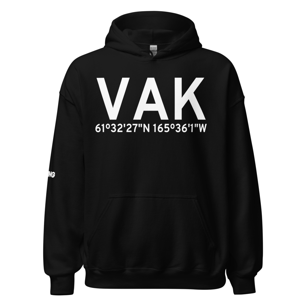Chevak (PAVA) Airport Hoodie Sweatshirt 