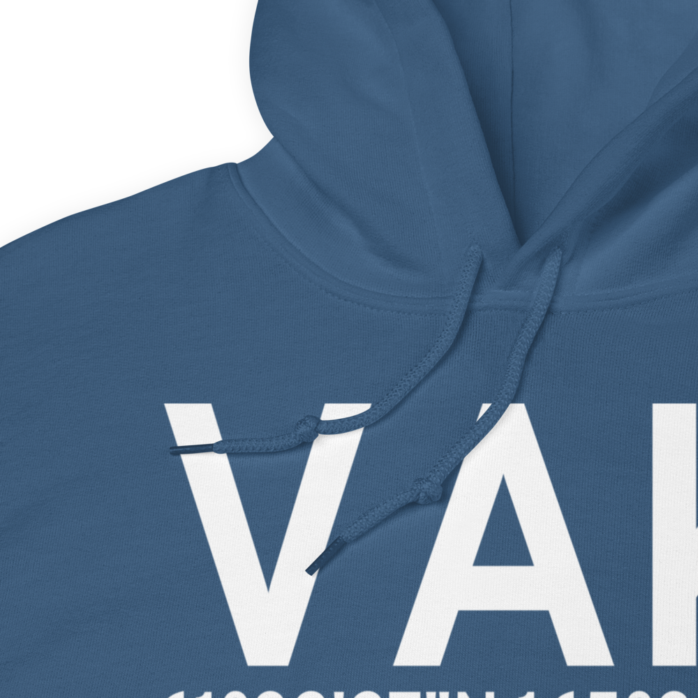 Chevak (PAVA) Airport Hoodie Sweatshirt 