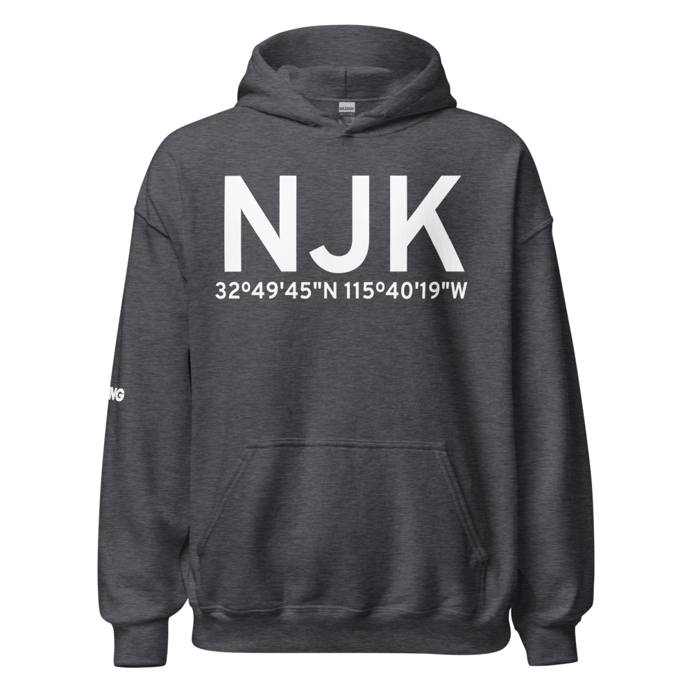 El Centro (KNJK) Airport Hoodie Sweatshirt 