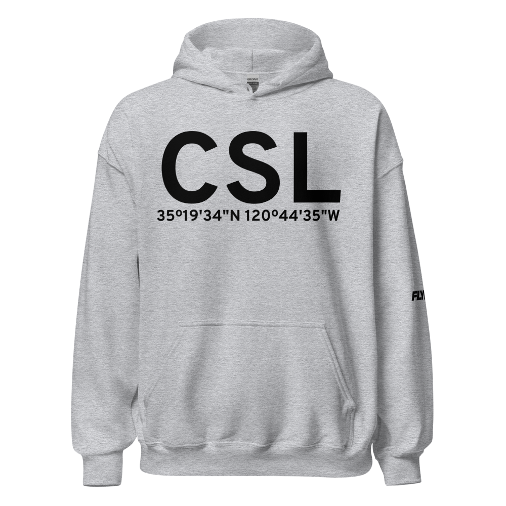 Camp San Luis Obispo (CSL) Airport Hoodie Sweatshirt 