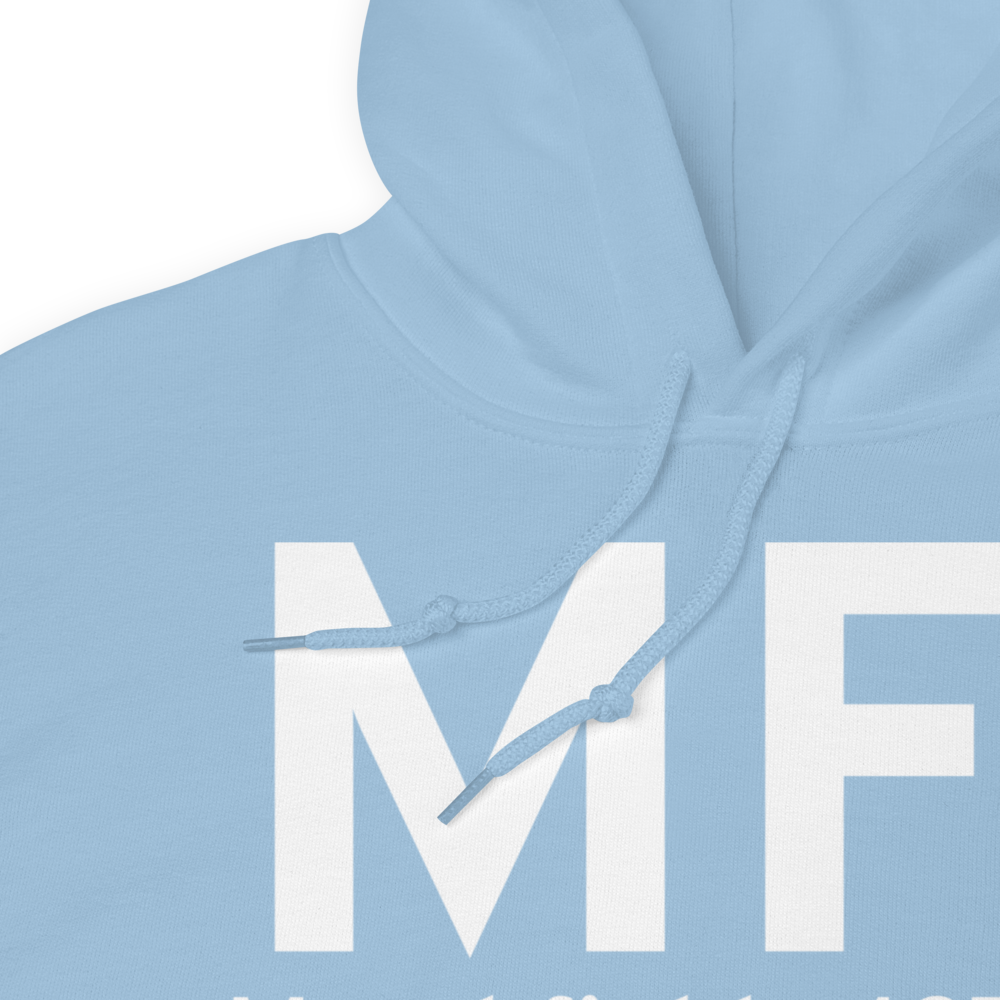 Marshfield (KMFI) Airport Hoodie Sweatshirt 