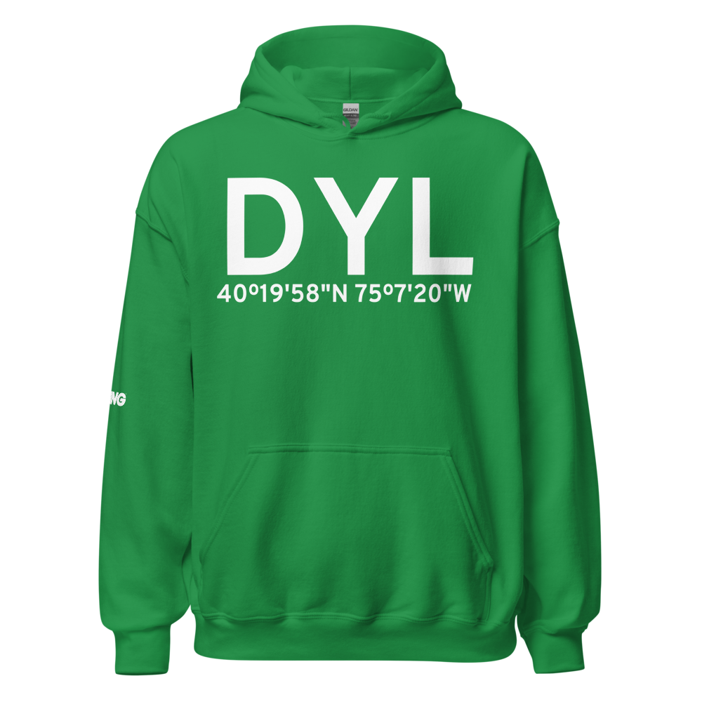 Doylestown (KDYL) Airport Hoodie Sweatshirt 