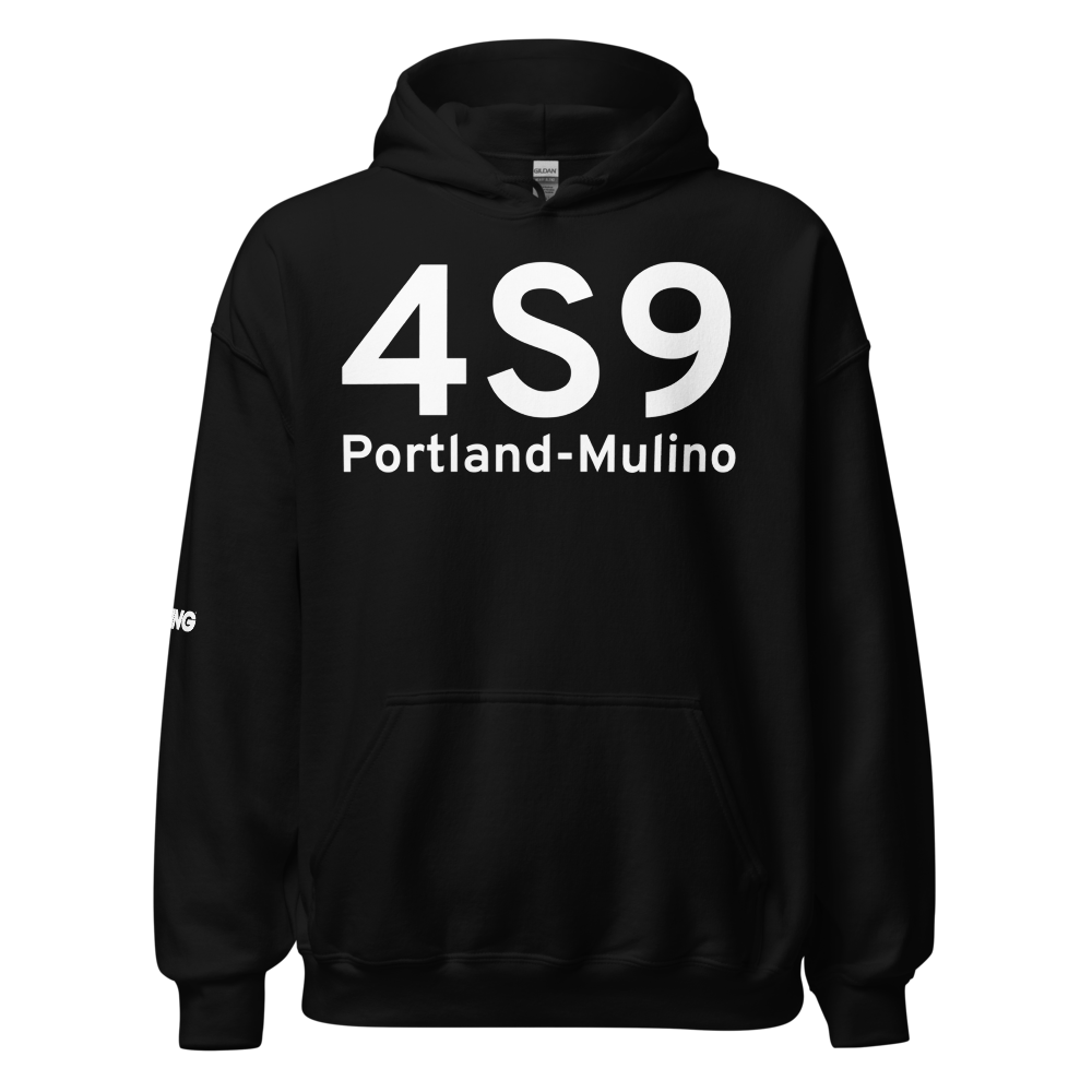 Portland-Mulino (K4S9) Airport Hoodie Sweatshirt 