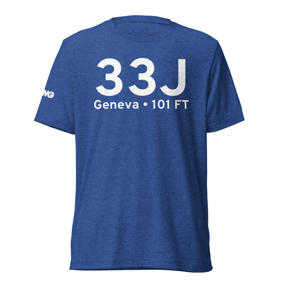 Geneva (K33J) Airport Tri-blend T-Shirt 
