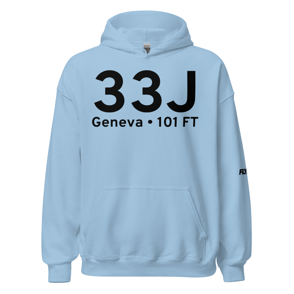 Geneva (K33J) Airport Hoodie Sweatshirt 