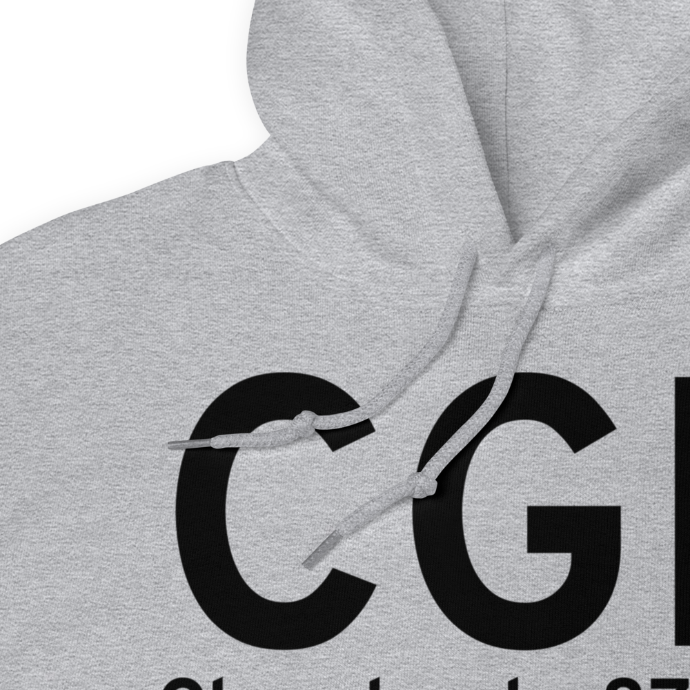 Cleveland (KCGF) Airport Hoodie Sweatshirt 