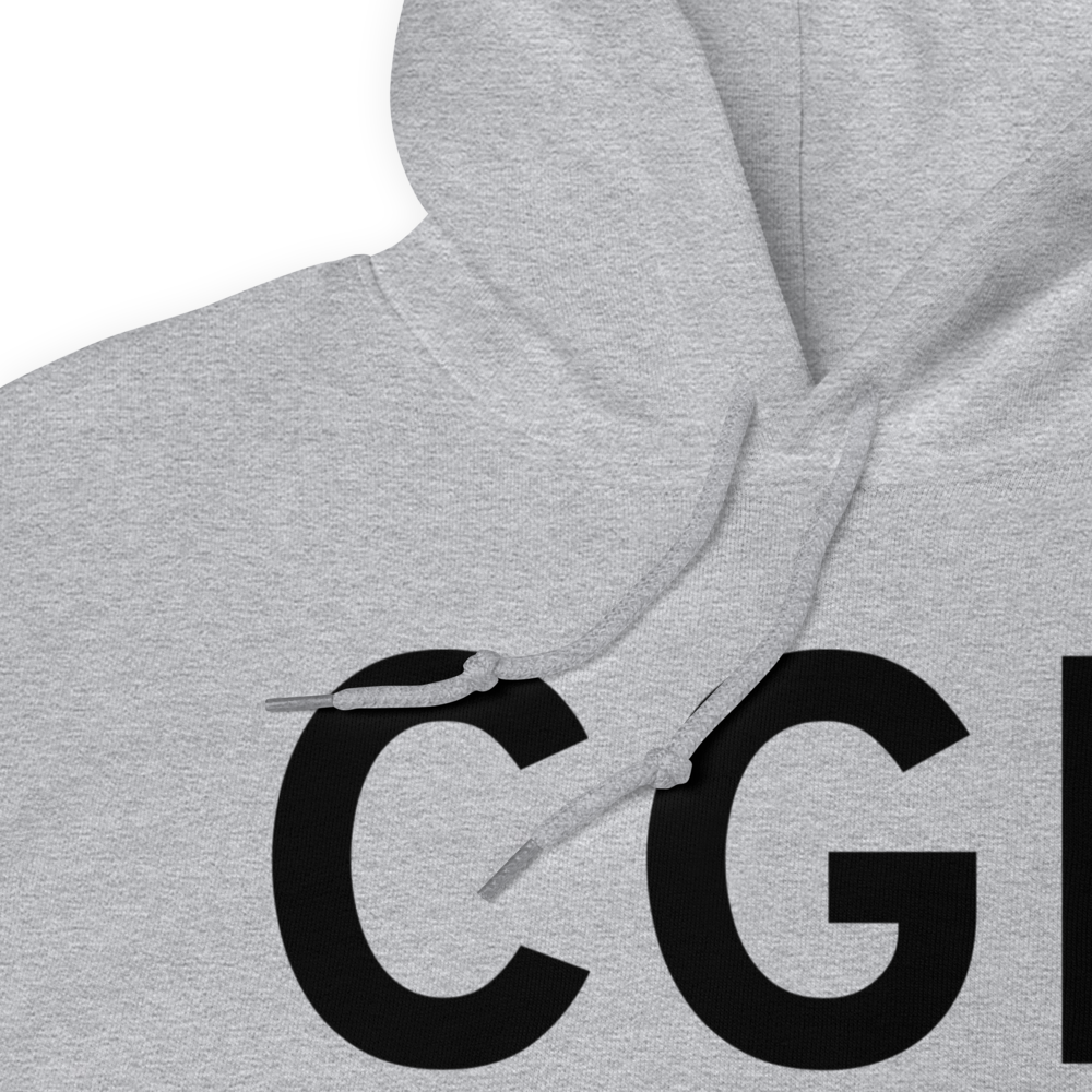Cleveland (KCGF) Airport Hoodie Sweatshirt 