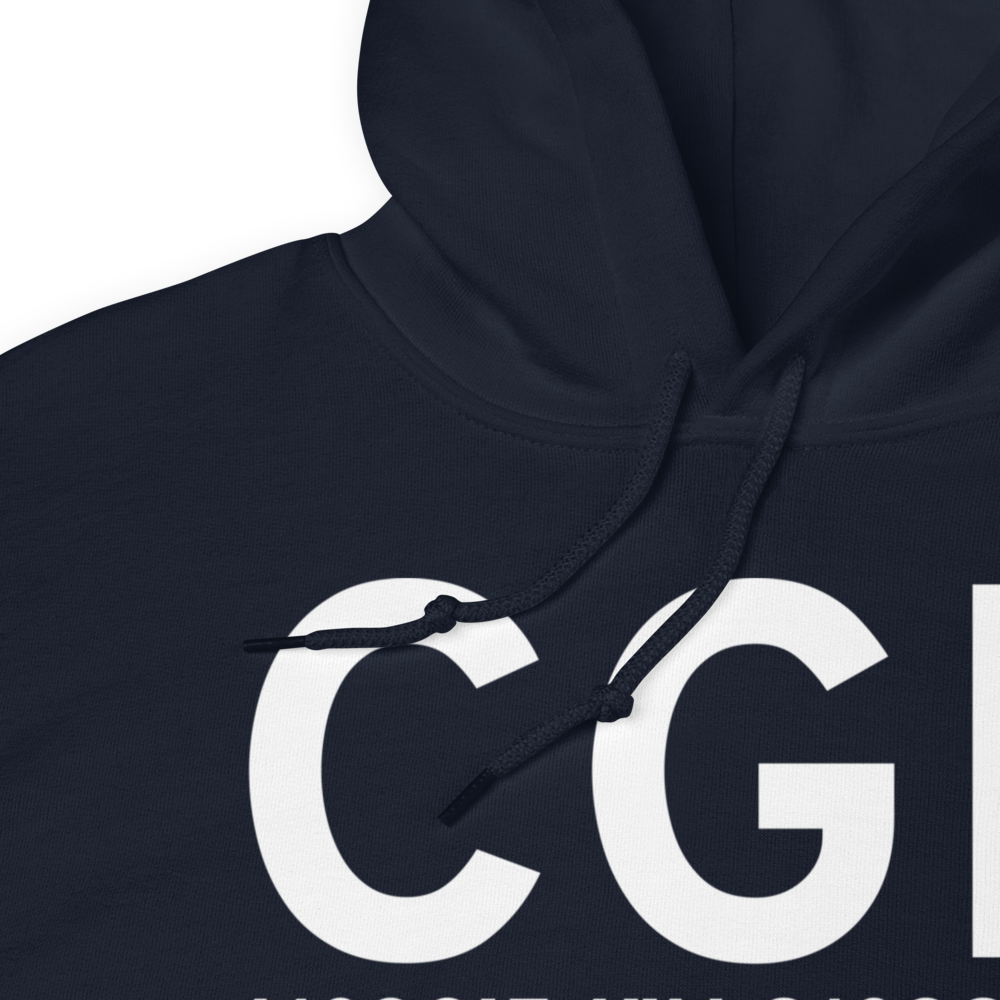 Cleveland (KCGF) Airport Hoodie Sweatshirt 