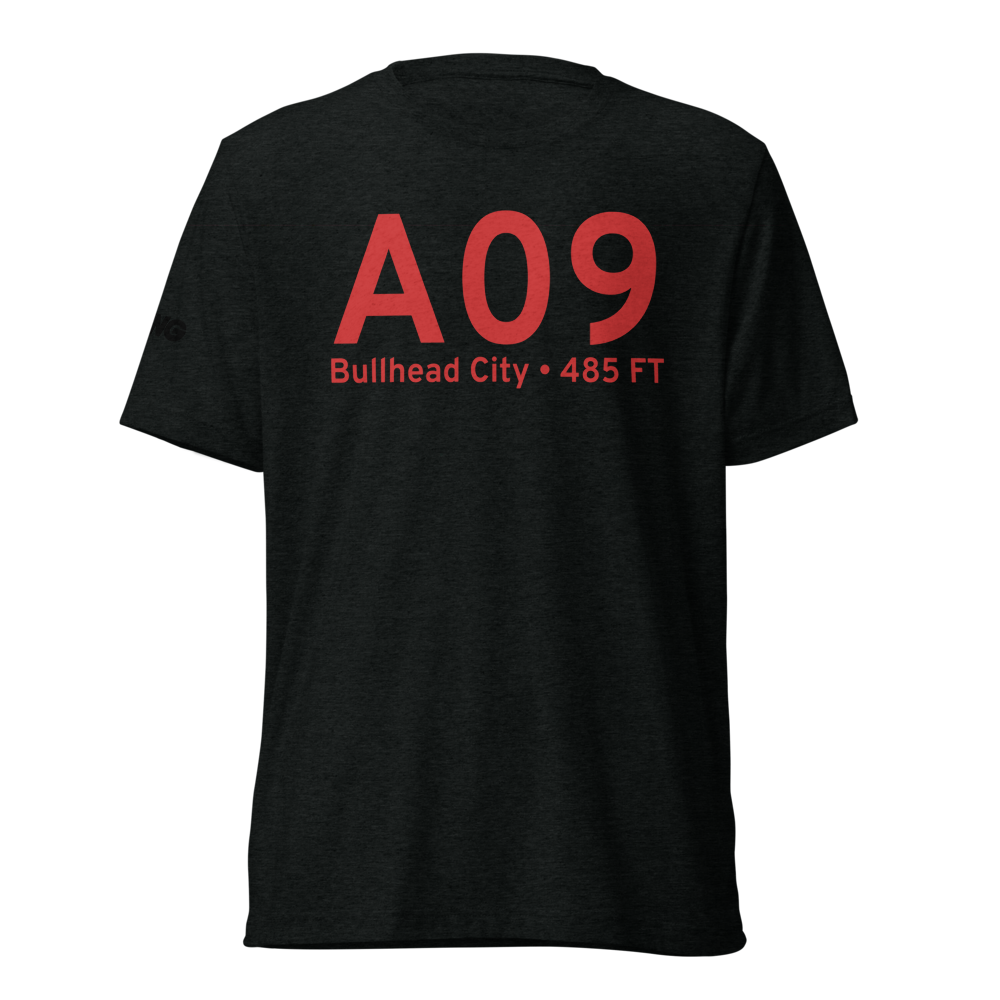 Bullhead City (KA09) Airport Tri-blend T-Shirt 