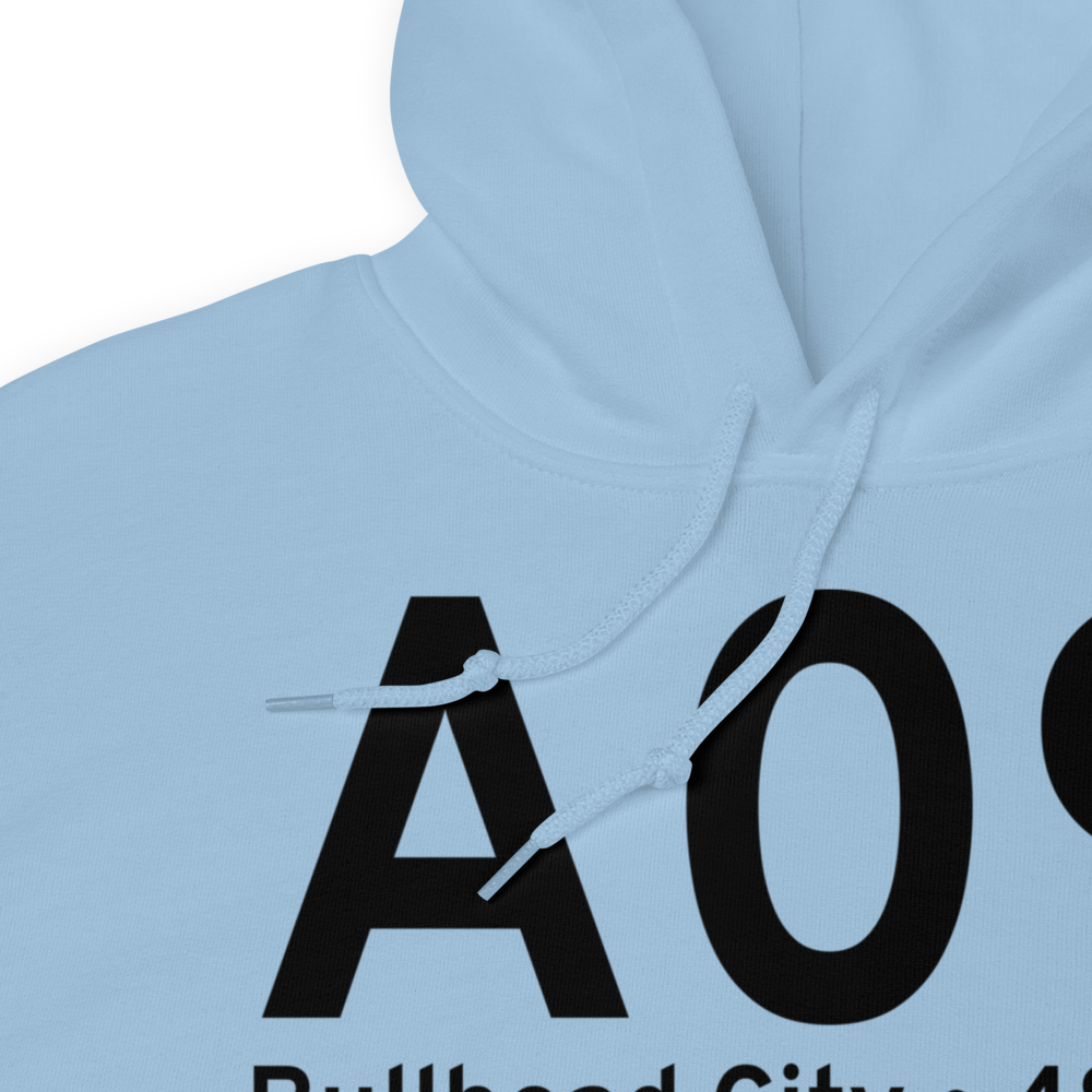 Bullhead City (KA09) Airport Hoodie Sweatshirt 