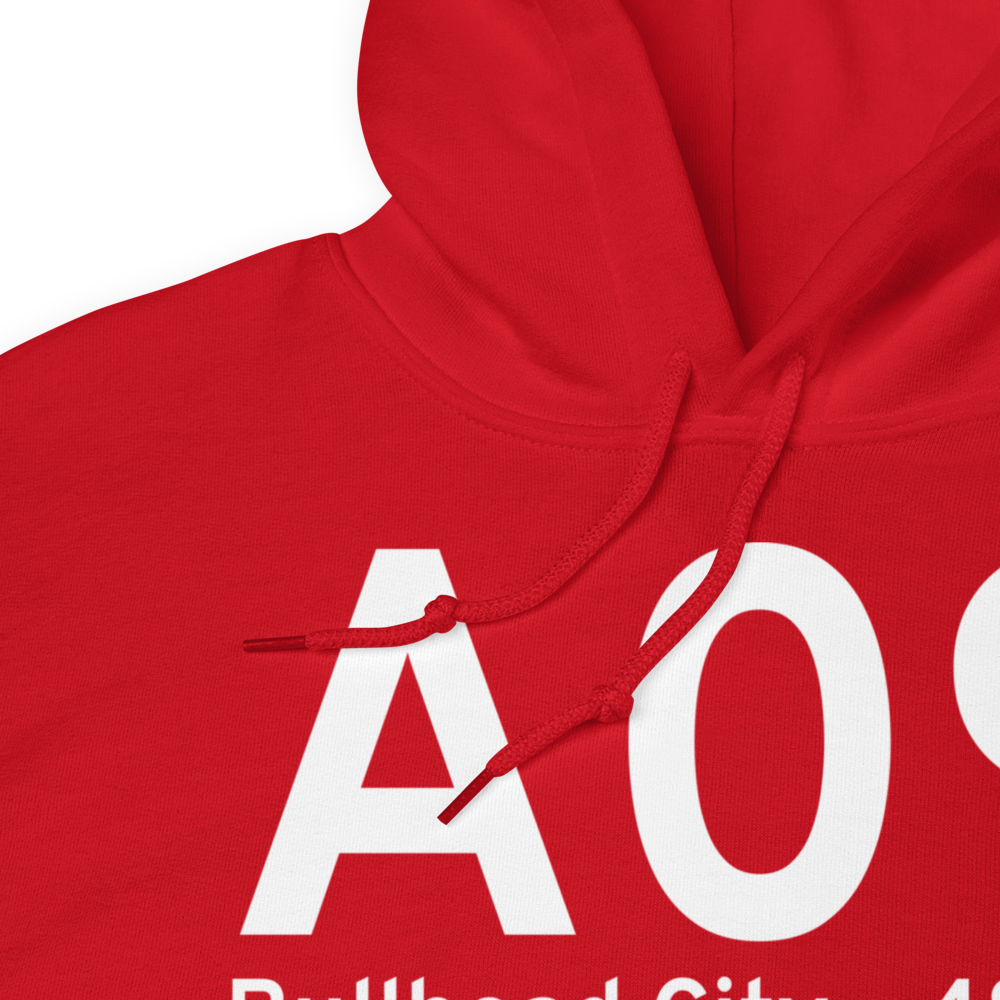 Bullhead City (KA09) Airport Hoodie Sweatshirt 