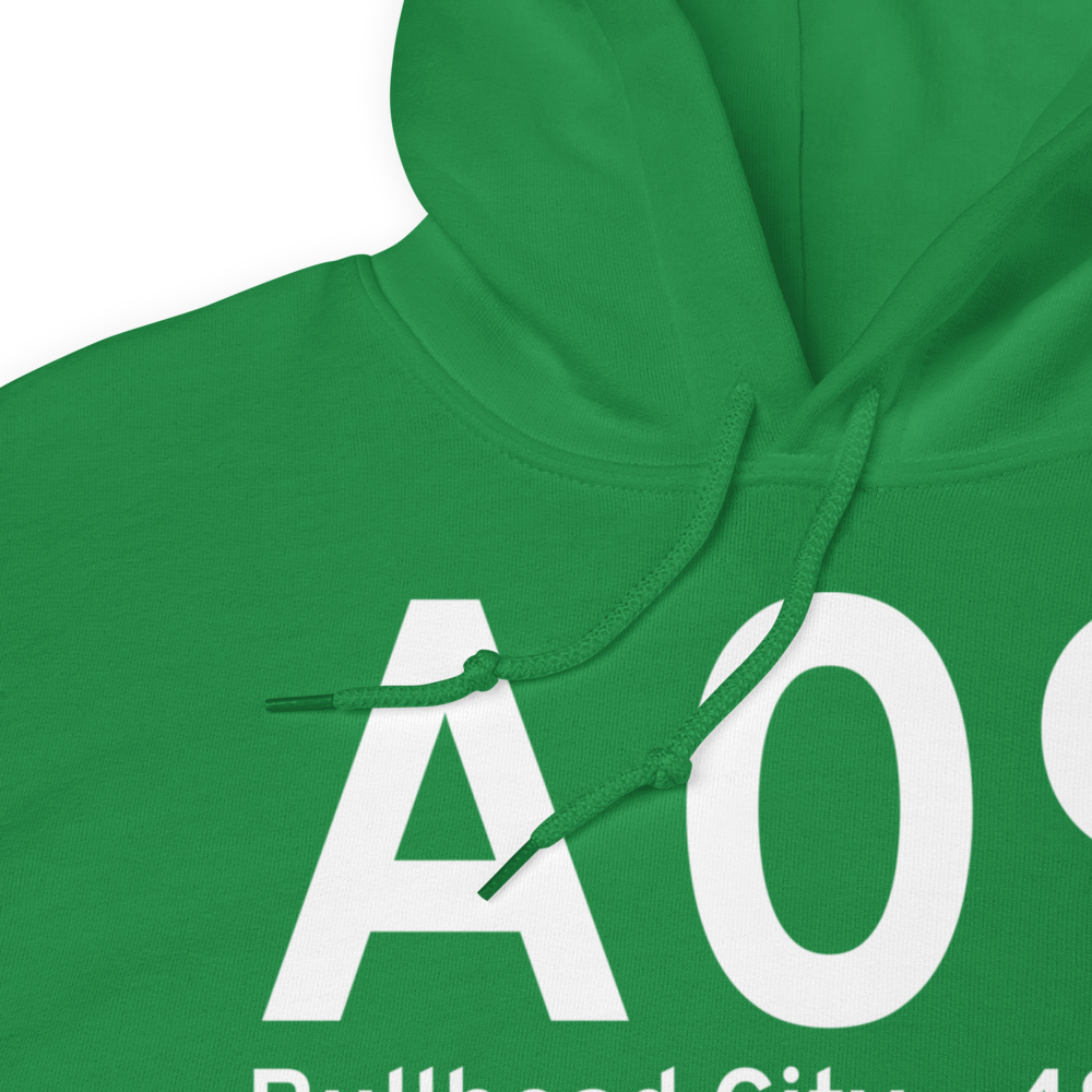 Bullhead City (KA09) Airport Hoodie Sweatshirt 