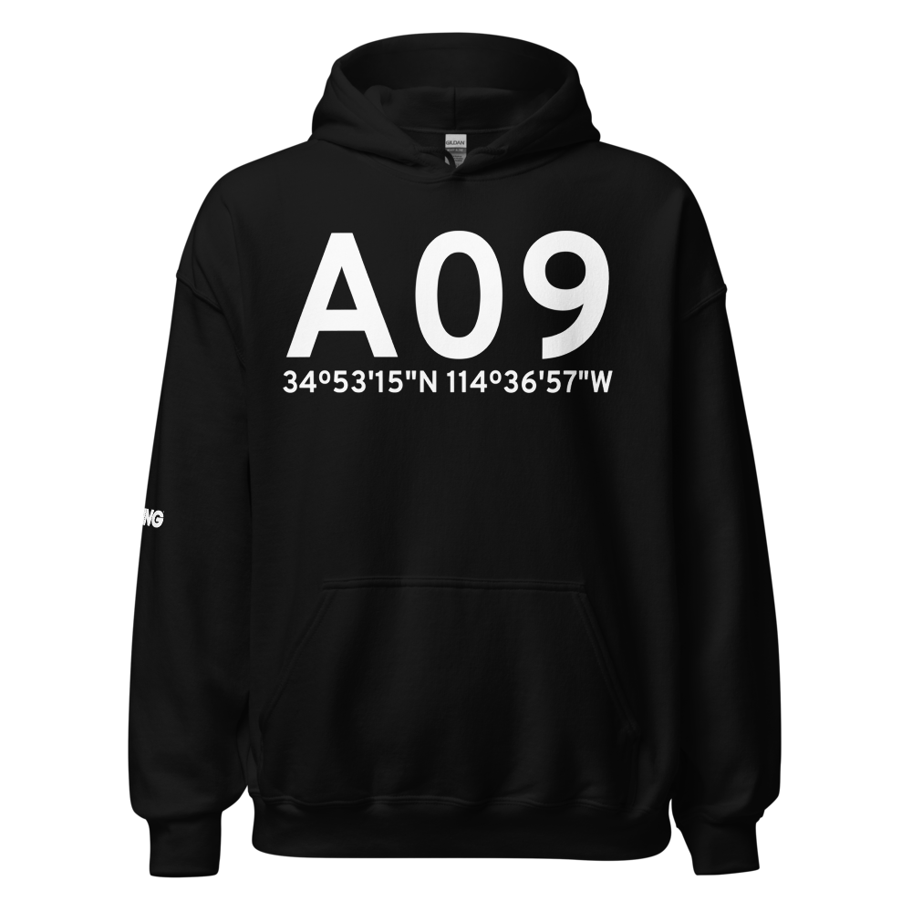 Bullhead City (KA09) Airport Hoodie Sweatshirt 