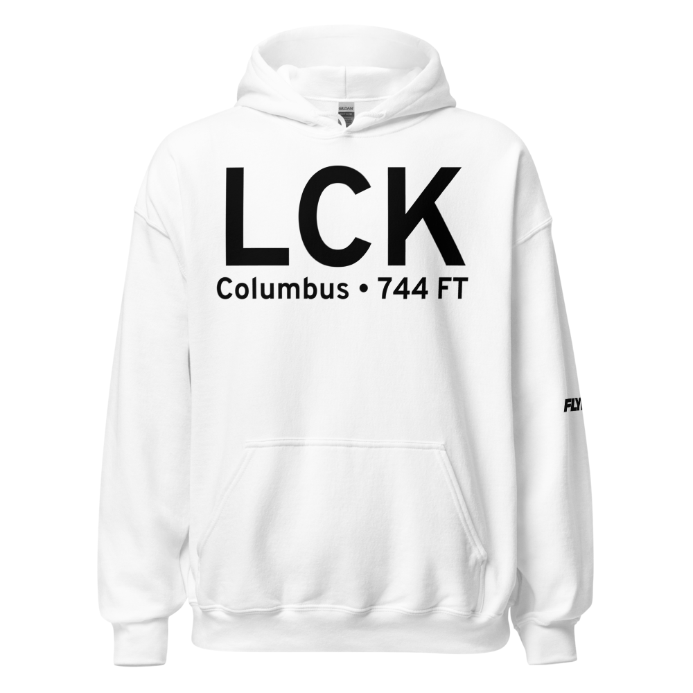 Columbus (KLCK) Airport Hoodie Sweatshirt 