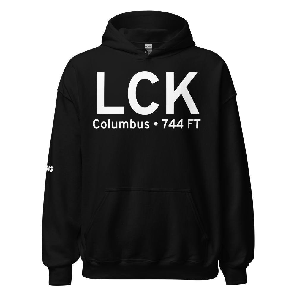 Columbus (KLCK) Airport Hoodie Sweatshirt 