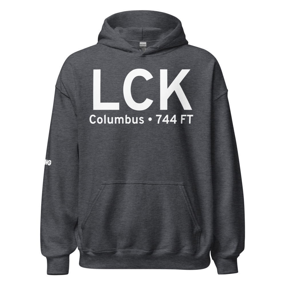 Columbus (KLCK) Airport Hoodie Sweatshirt 
