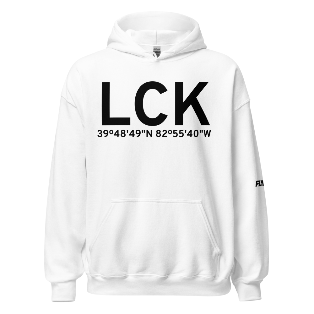 Columbus (KLCK) Airport Hoodie Sweatshirt 