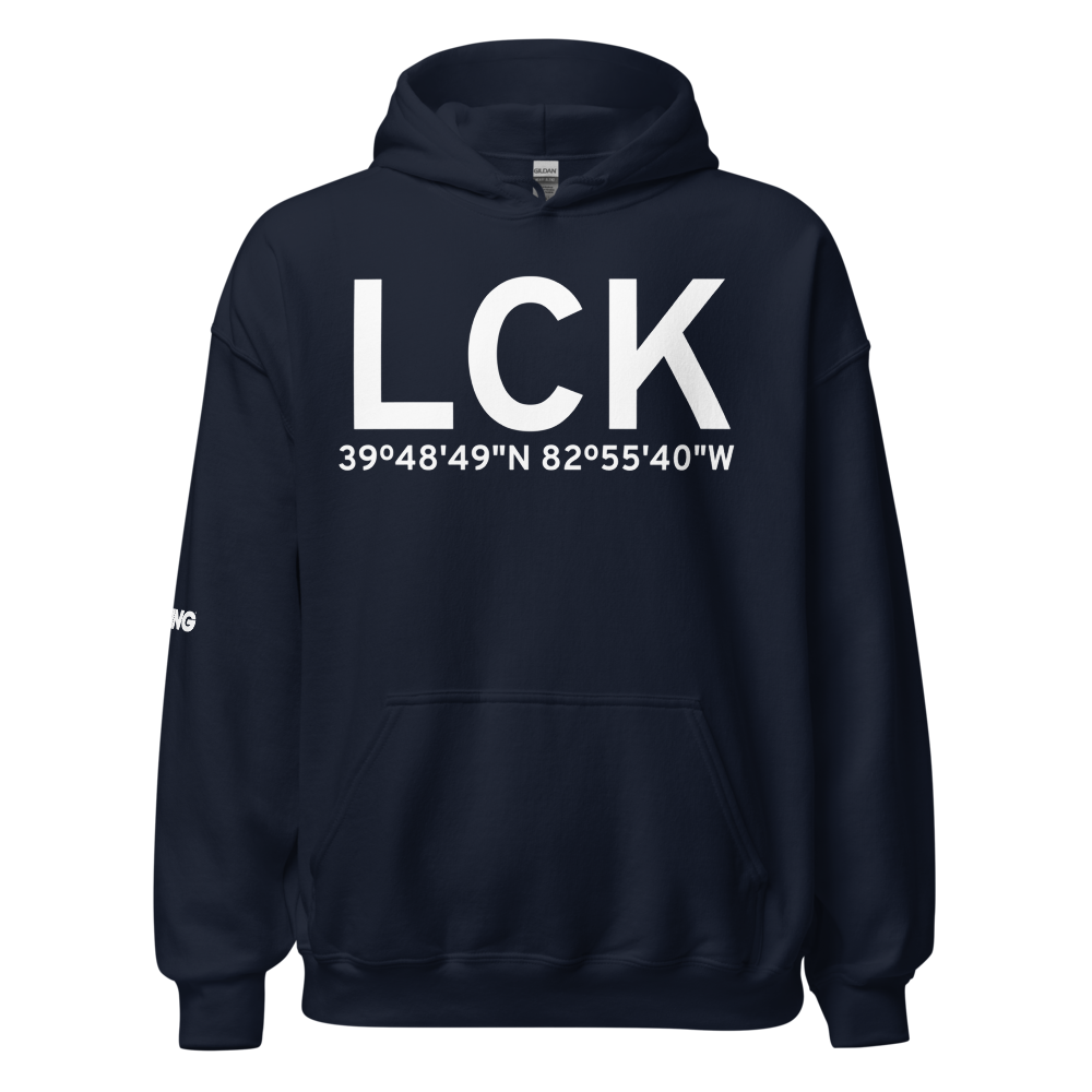 Columbus (KLCK) Airport Hoodie Sweatshirt 