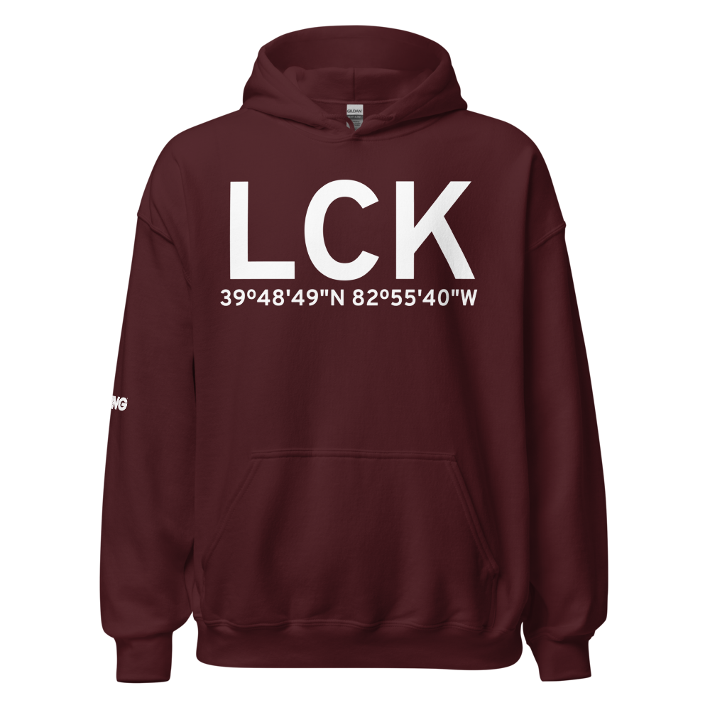 Columbus (KLCK) Airport Hoodie Sweatshirt 