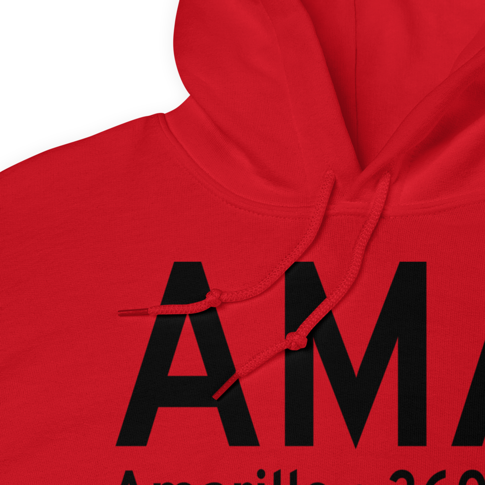 Amarillo (KAMA) Airport Hoodie Sweatshirt 
