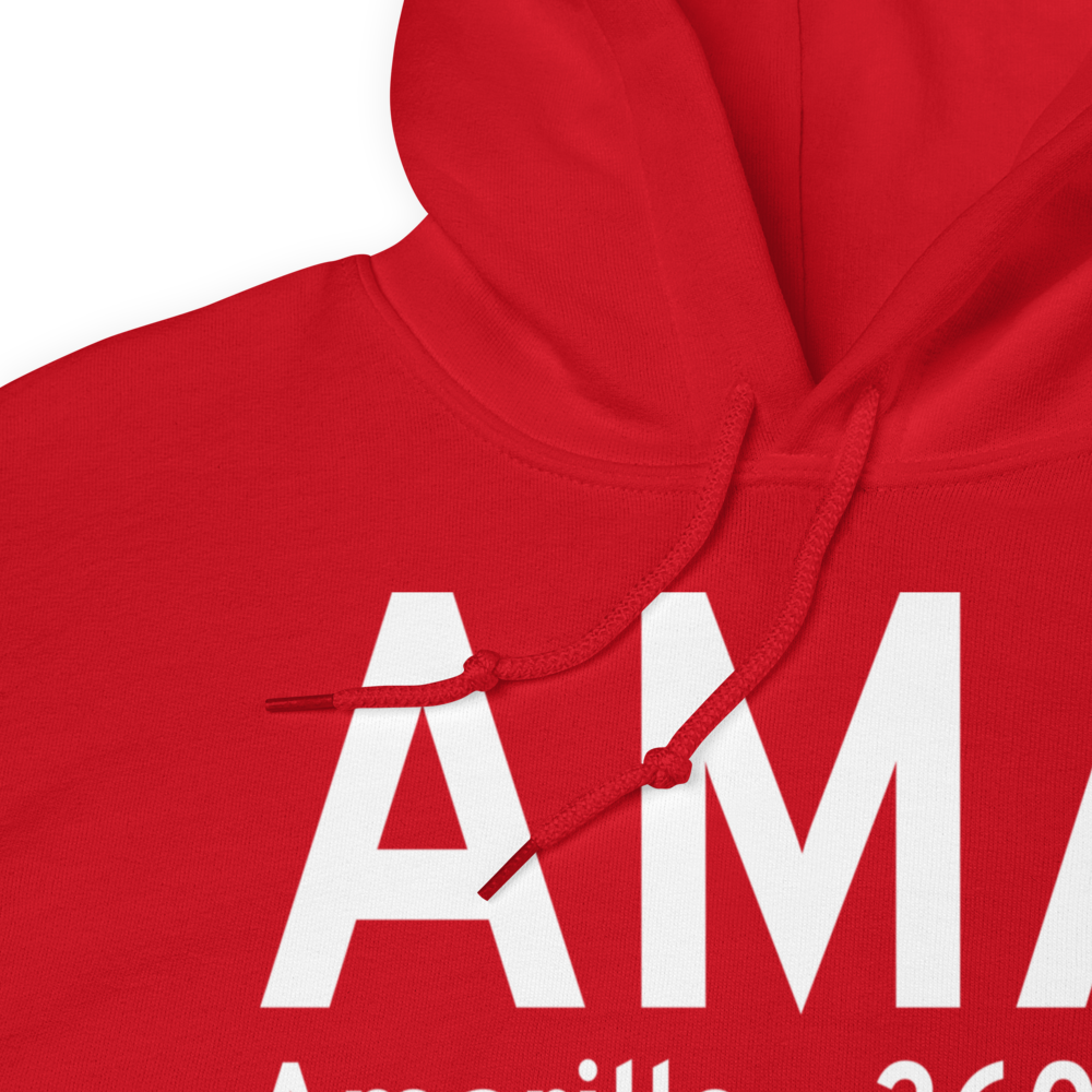 Amarillo (KAMA) Airport Hoodie Sweatshirt 