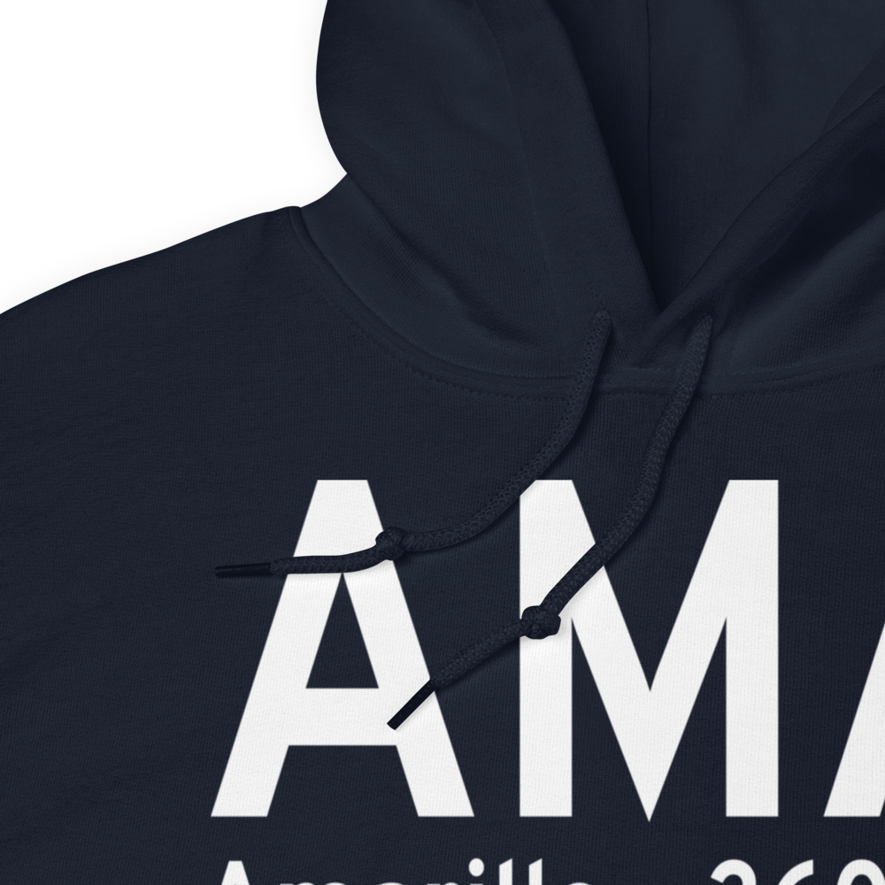 Amarillo (KAMA) Airport Hoodie Sweatshirt 