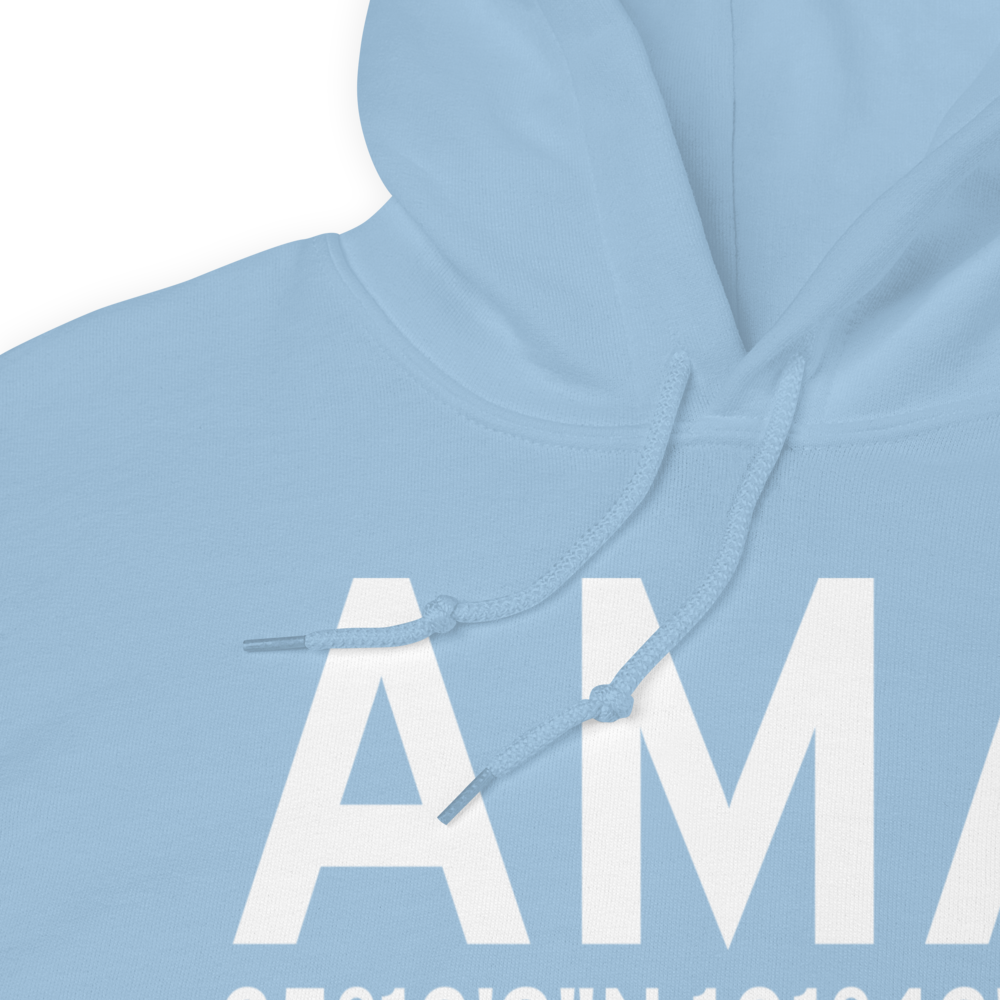 Amarillo (KAMA) Airport Hoodie Sweatshirt 