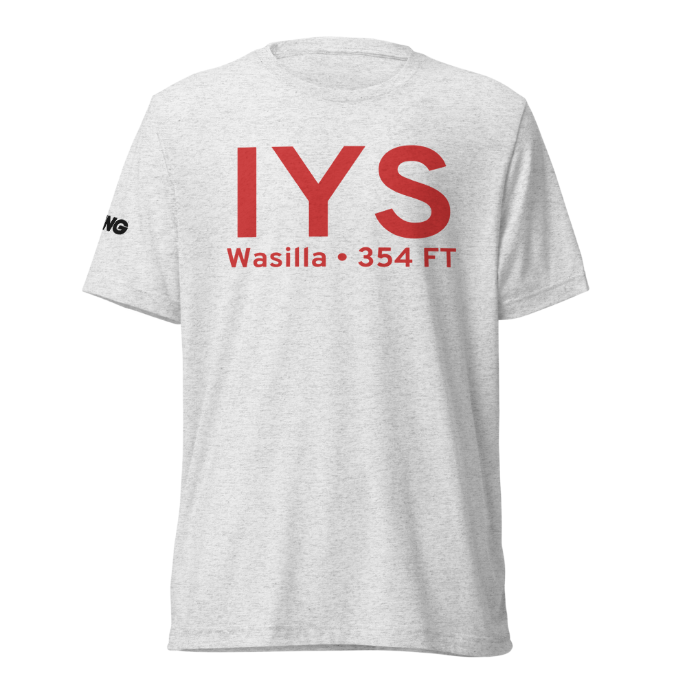 Wasilla (PAWS) Airport Tri-blend T-Shirt 
