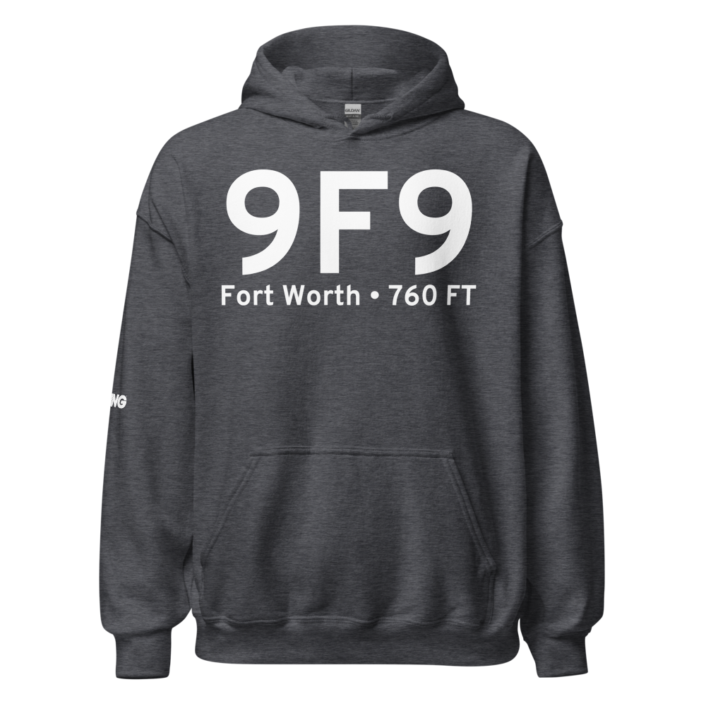 Fort Worth (K9F9) Airport Hoodie Sweatshirt 