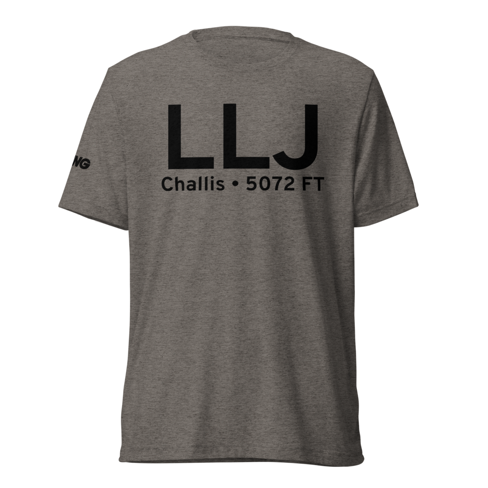 Challis (KLLJ) Airport Tri-blend T-Shirt 