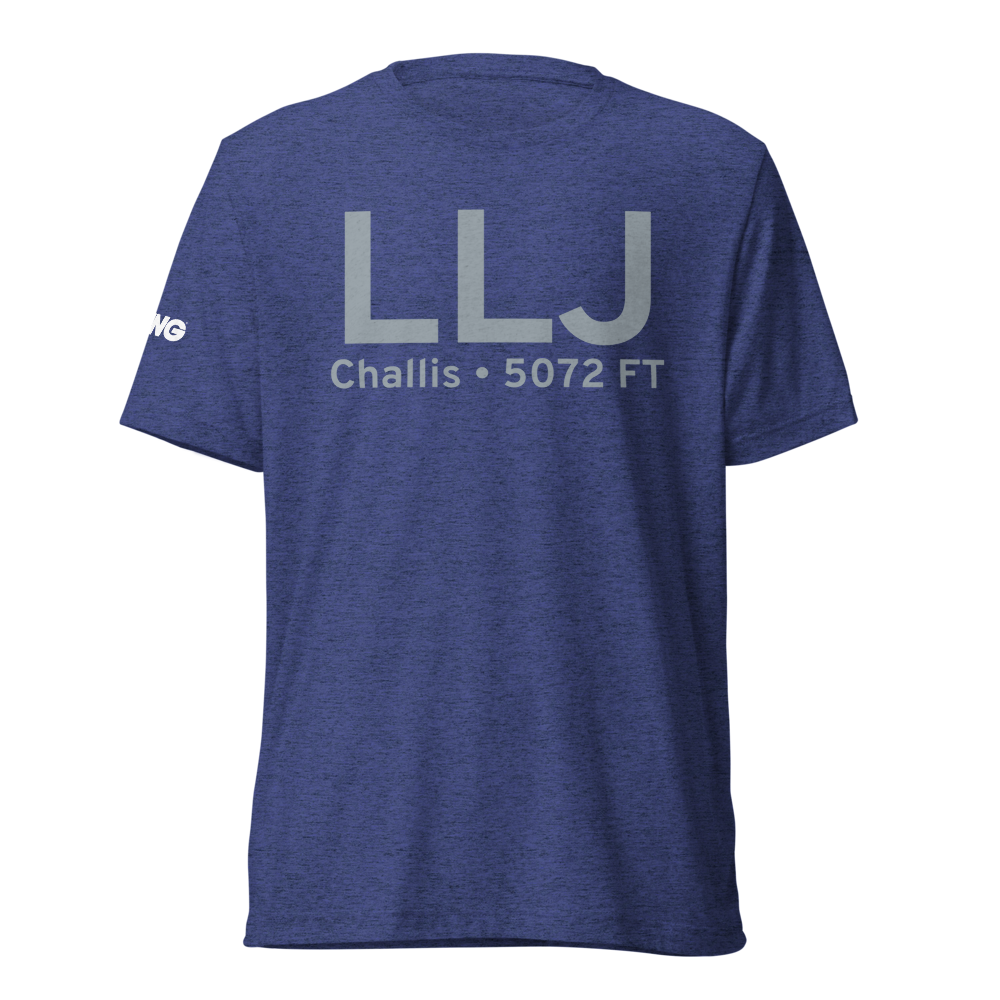 Challis (KLLJ) Airport Tri-blend T-Shirt 