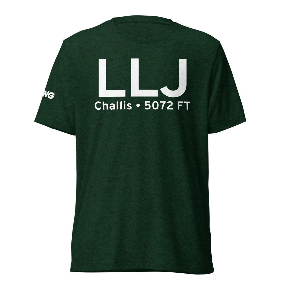 Challis (KLLJ) Airport Tri-blend T-Shirt 