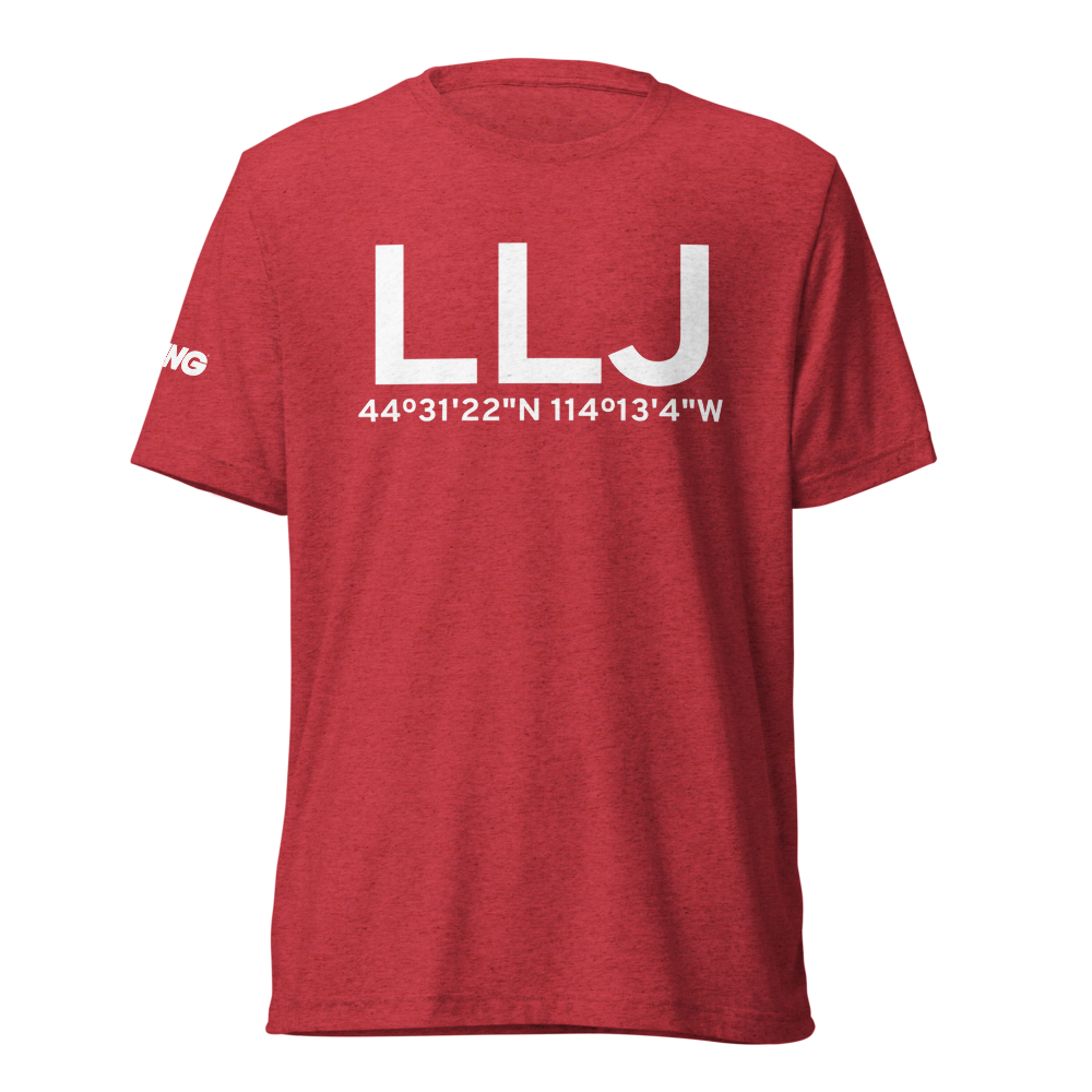 Challis (KLLJ) Airport Tri-blend T-Shirt 
